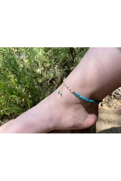 Women's Turquoise Anklet: Embrace Your Inner Mermaid with Style